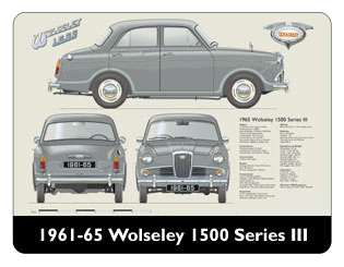 Wolseley 1500 Series III 1961-65 Mouse Mat